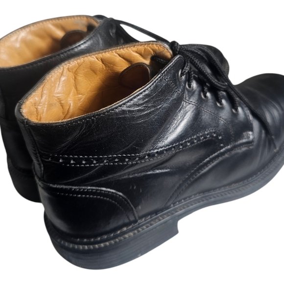 Venturini Boots Sz 10 Black Chukka Leather Men main image 5